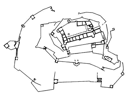 Grundriss Burg Hochosterwitz