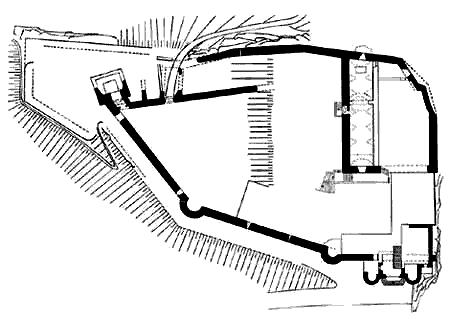 Grundriss Burg Hohenbregenz