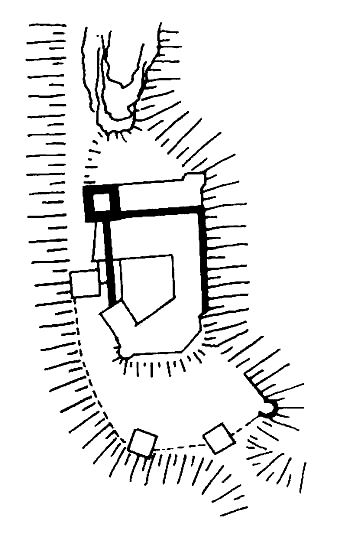 Grundriss Burg Plankenstein