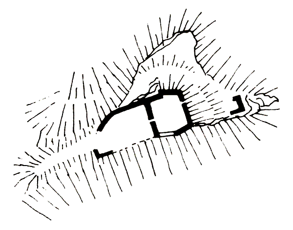 Grundriss Burg Rabenstein