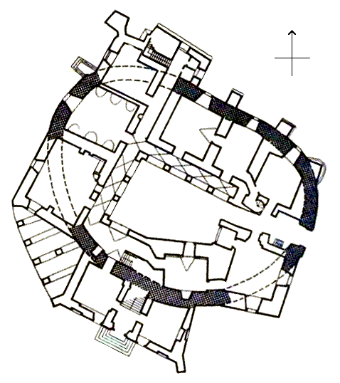 Grundriss Schloss Kurozwęki