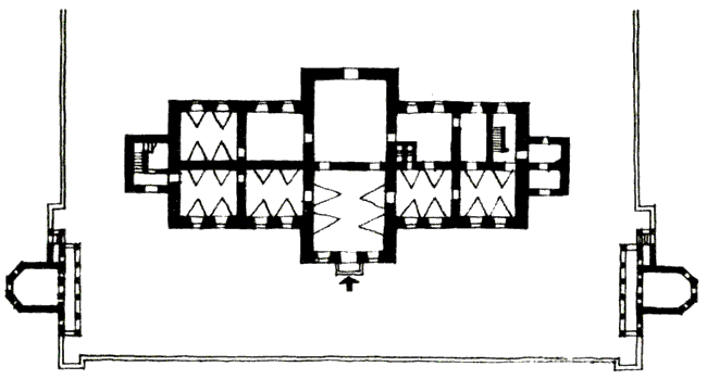 Grundriss Schloss Książ Wielki