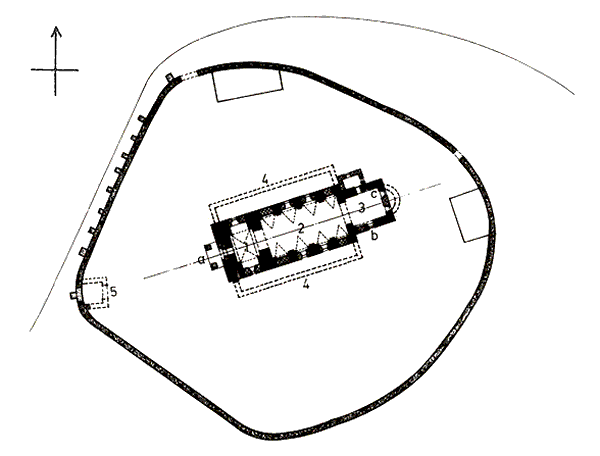 Grundriss Kirchenburg Avrig