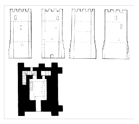 Grundriss der Tschakoburg