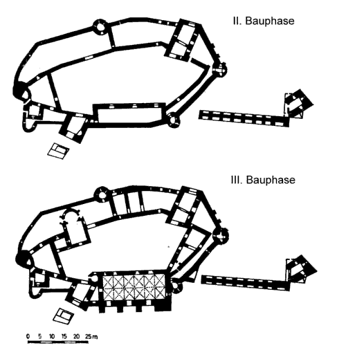 Grundriss Burg Corvinestilor