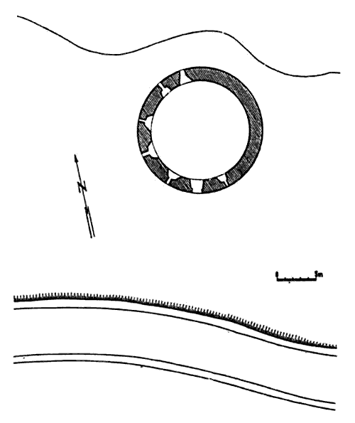 Grundriss Turnul Medieval Crivadia