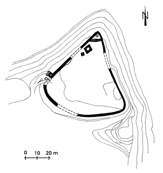 Grundriss Cetatea Dabaca