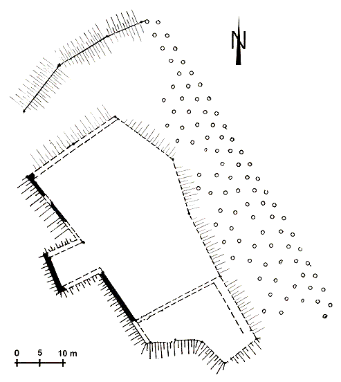 Grundriss Cetatea Dezna