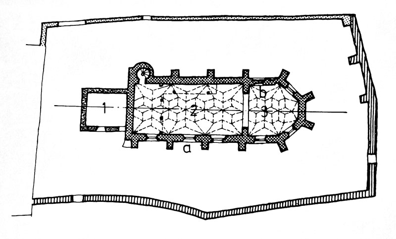 Grundriss Kirchenburg Bogeschdorf