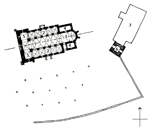 Grundriss Kirchenburg Halmagen