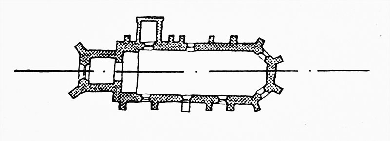 Grundriss Kirchenburg Marienburg