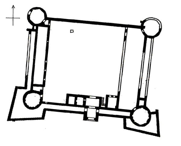 Grundriss Cetatea Racos