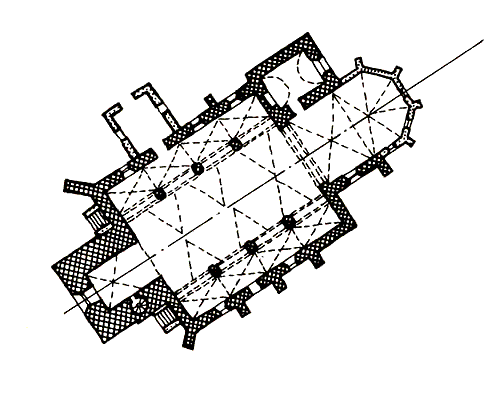 Grundriss Ehem. Wehrkirche Tekendorf