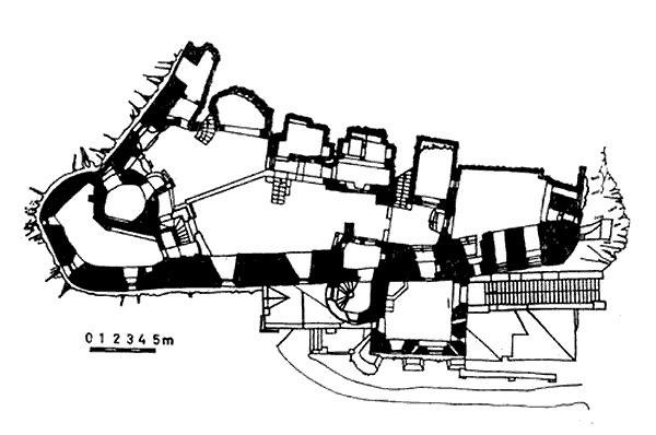 Grundriss Schloss Bran