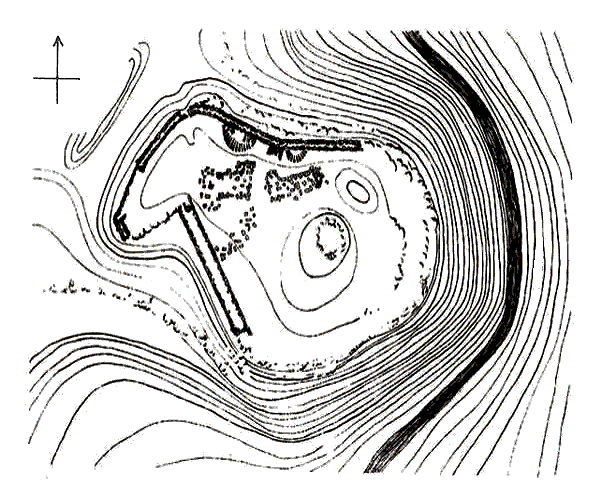 Grundriss Cetatea Turcului