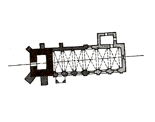 Grundriss Kirchenburg Vard