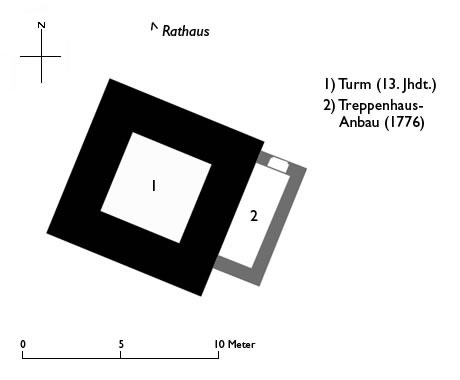 Grundriss Archivturm