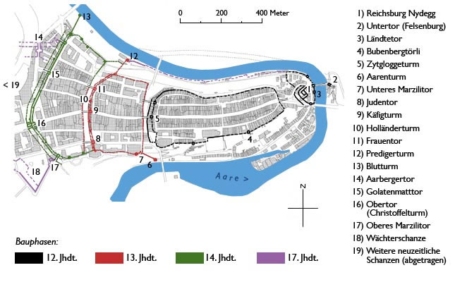 Grundriss Stadt Bern