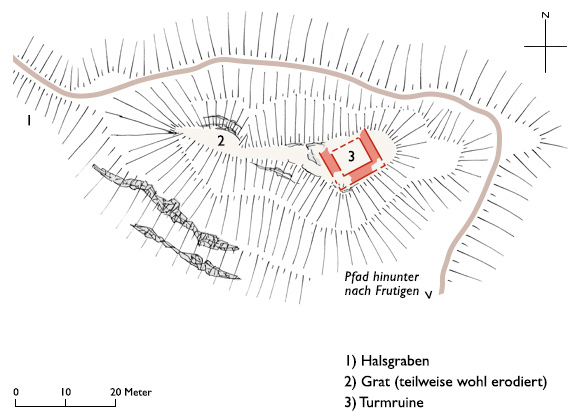 Grundriss Bürg
