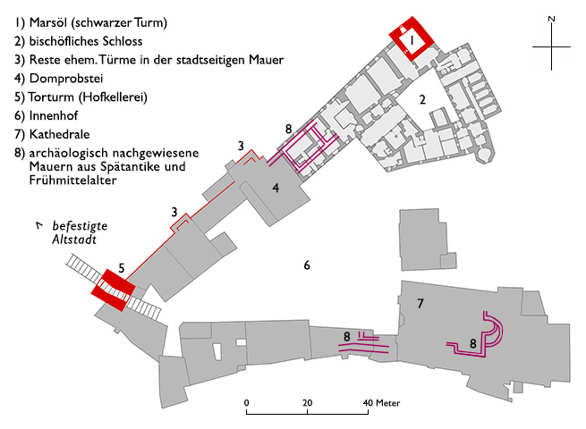 Grundriss Hof Chur