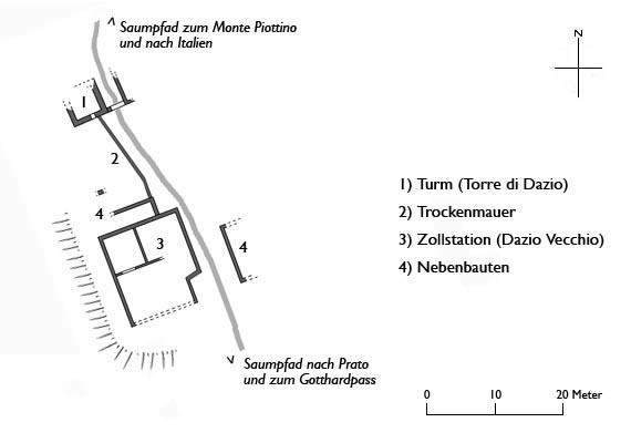 Grundriss Dazio Vecchio