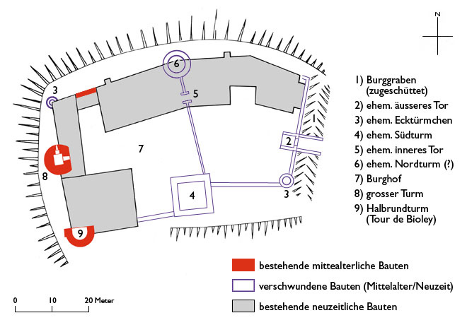 Grundriss Echallens