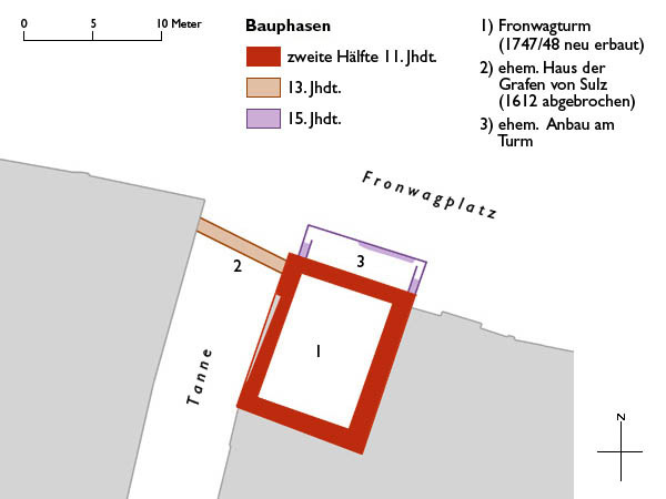 Grundriss Fronwagturm