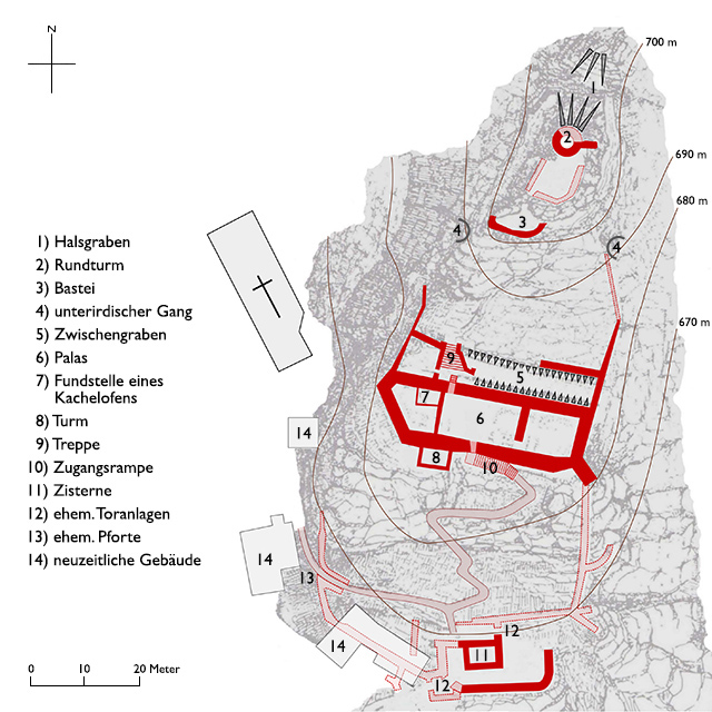 Grundriss Gestelnburg