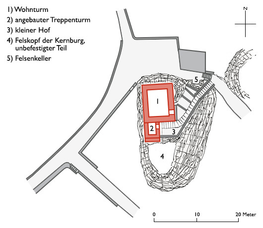 Grundriss Tour de Goubing