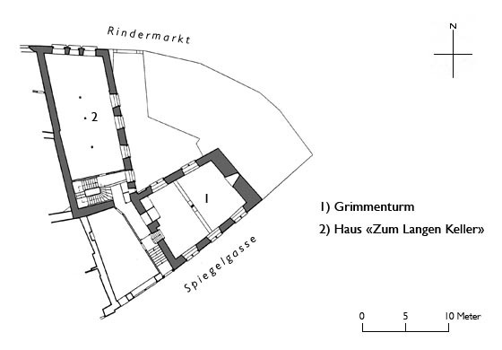 Grundriss Grimmenturm