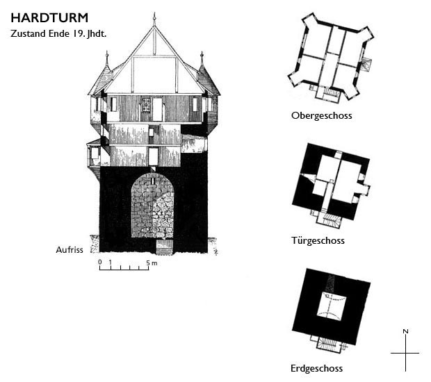 Grundriss Hardturm