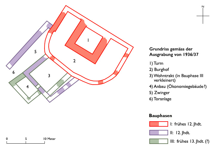 Grundriss Hasenburg (AG)