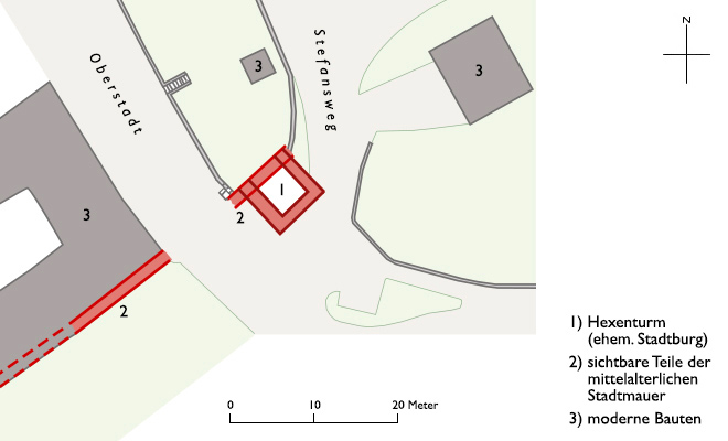 Grundriss Hexenturm Sempach