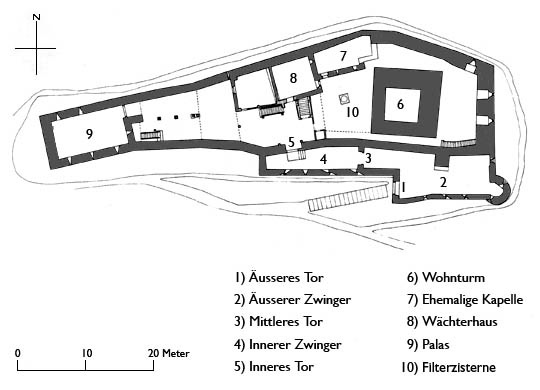 Grundriss Hohenklingen