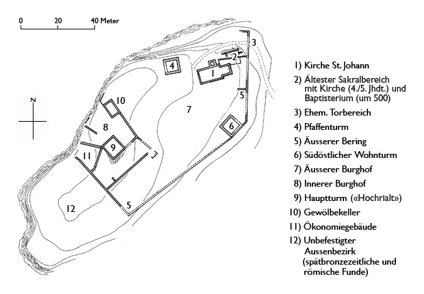 Grundriss Hohenrätien