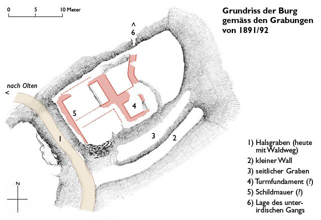 Grundriss Kienberg in der Ey