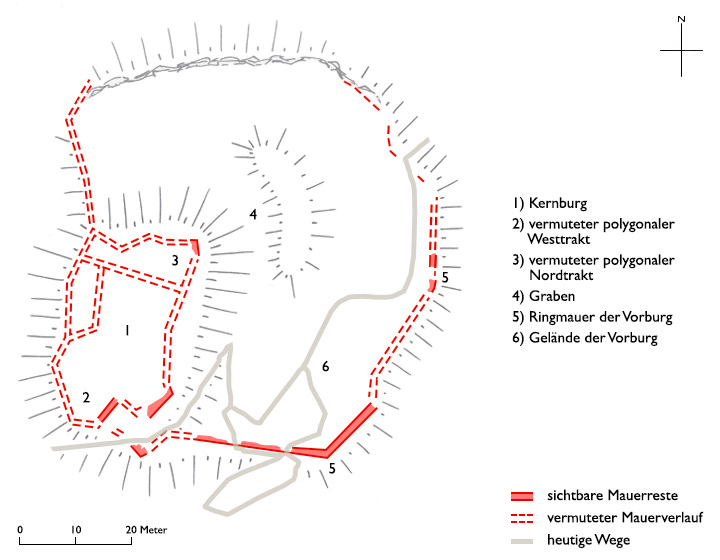 Grundriss Obere Mannenberg