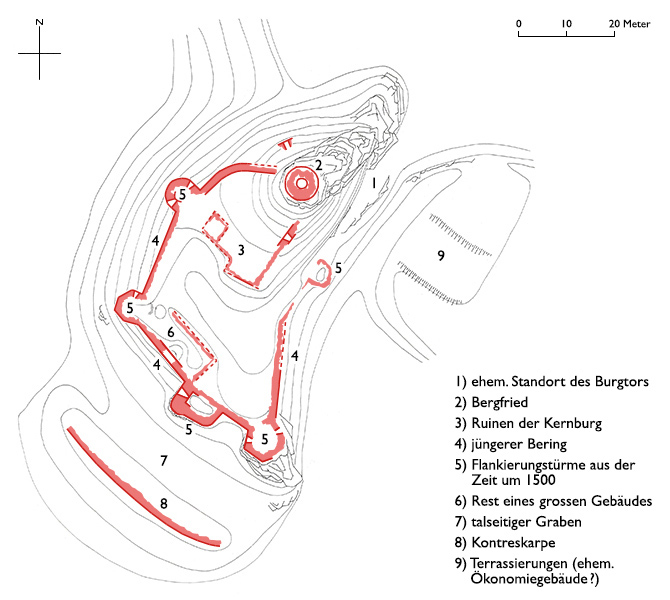 Grundriss Montvoie