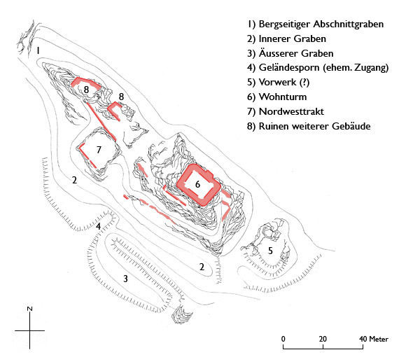 Grundriss Münchsberg