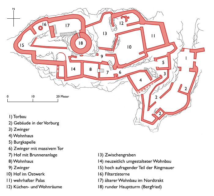 Grundriss Neu-Falkenstein