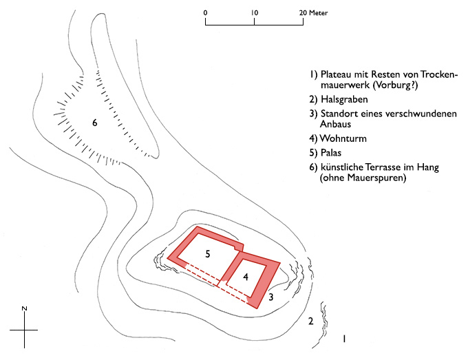 Grundriss Ober-Ruchenberg