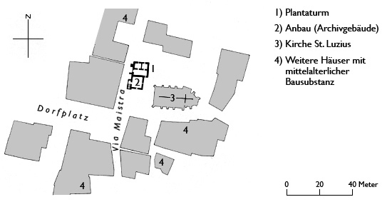 Grundriss Plantaturm