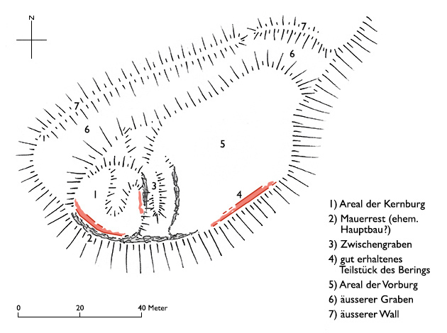 Grundriss Roche d'Or