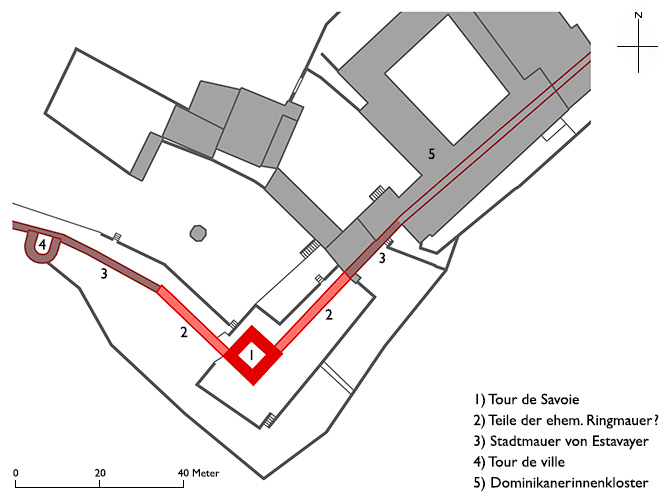 Grundriss Château de Savoie