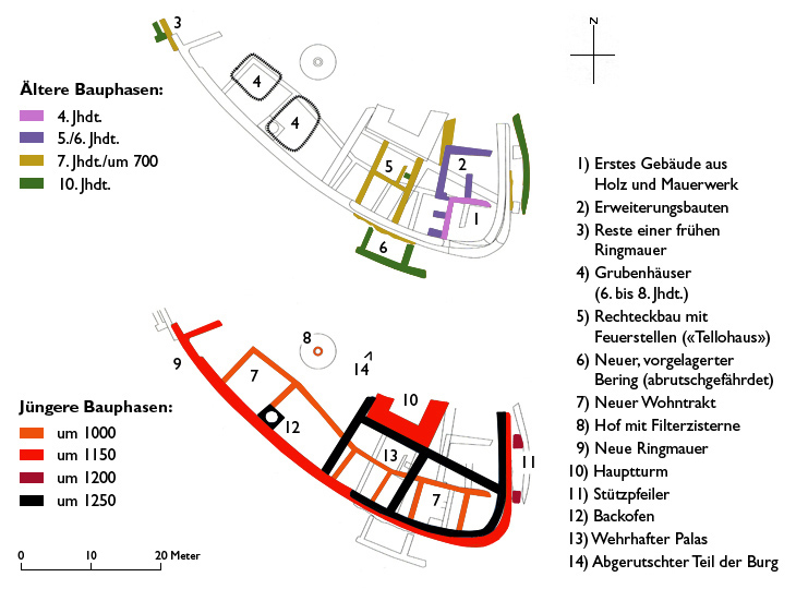 Grundriss Schiedberg