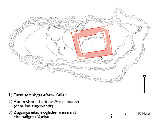 Grundriss Serviezel (Ramosch)