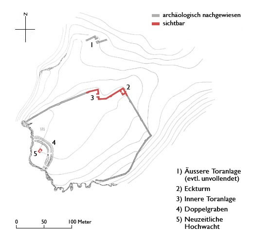 Grundriss Sissacherfluh