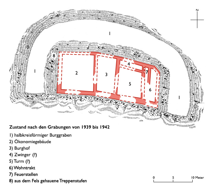 Grundriss Spitzburg