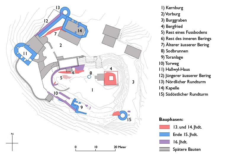 Grundriss Trostburg