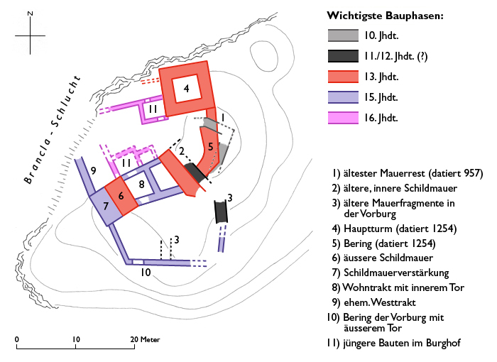 Grundriss Ramosch (Tschanüff)